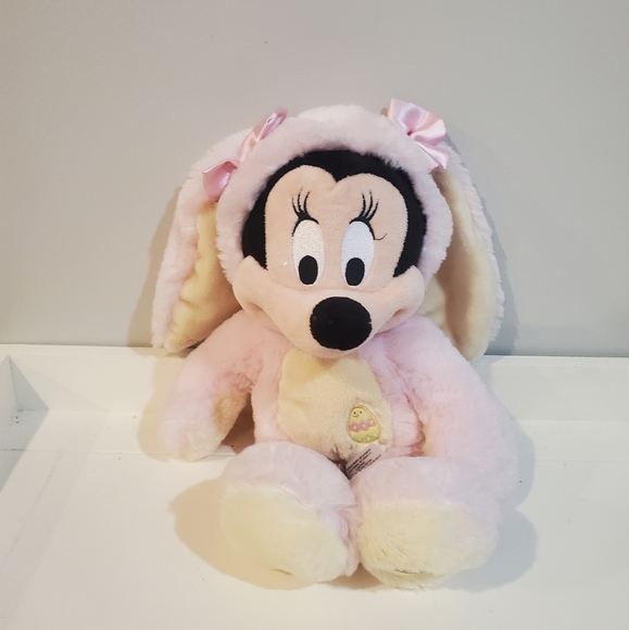 Disney 12 inch Minnie Mouse Plush Easter bunny - Picture 1 of 5